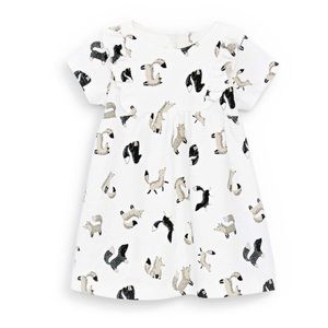 Zara Jacquard Animal Print Dress